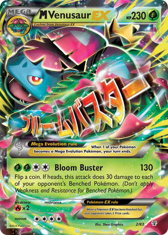 M Venusaur EX (2/83) [XY: Generaciones] 