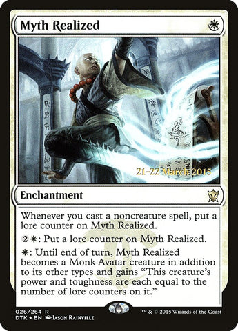 Myth Realized  (Prerelease) [Dragons of Tarkir Prerelease Promos]