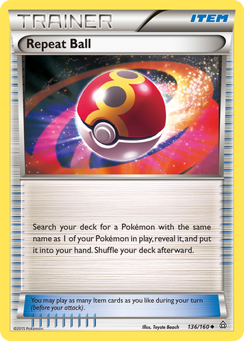 Repetir bola (136/160) [XY: Choque primigenio] 