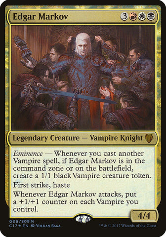 Edgar Markov (Commander 2017) [Commander 2017 Oversized]