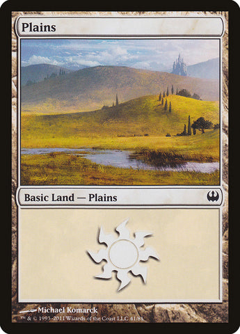 Plains (#41) [Duel Decks: Knights vs. Dragons]