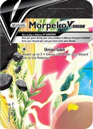 Morpeko V-UNION (SWSH215) [Épée et Bouclier : Promos Black Star] 
