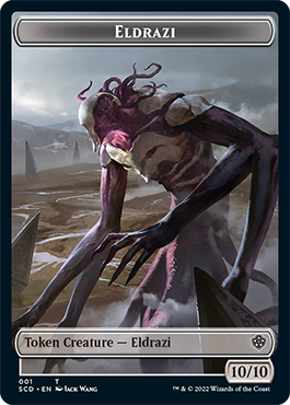 Eldrazi // Ficha de soldado de doble cara [Mazos de comandante iniciales] 