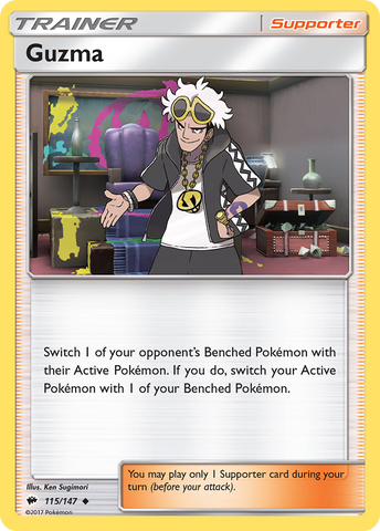 Guzma (115/147) [Soleil et Lune : Ombres Brûlantes] 