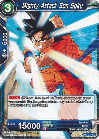 Mighty Attack Son Goku (BT2-038) [Force de l'Union] 