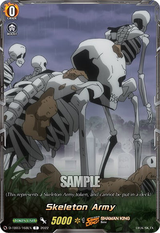 Skeleton Army Token (D-TB03/168EN) [Shaman King]