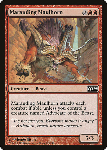 Maulhorn merodeador [Magic 2014] 