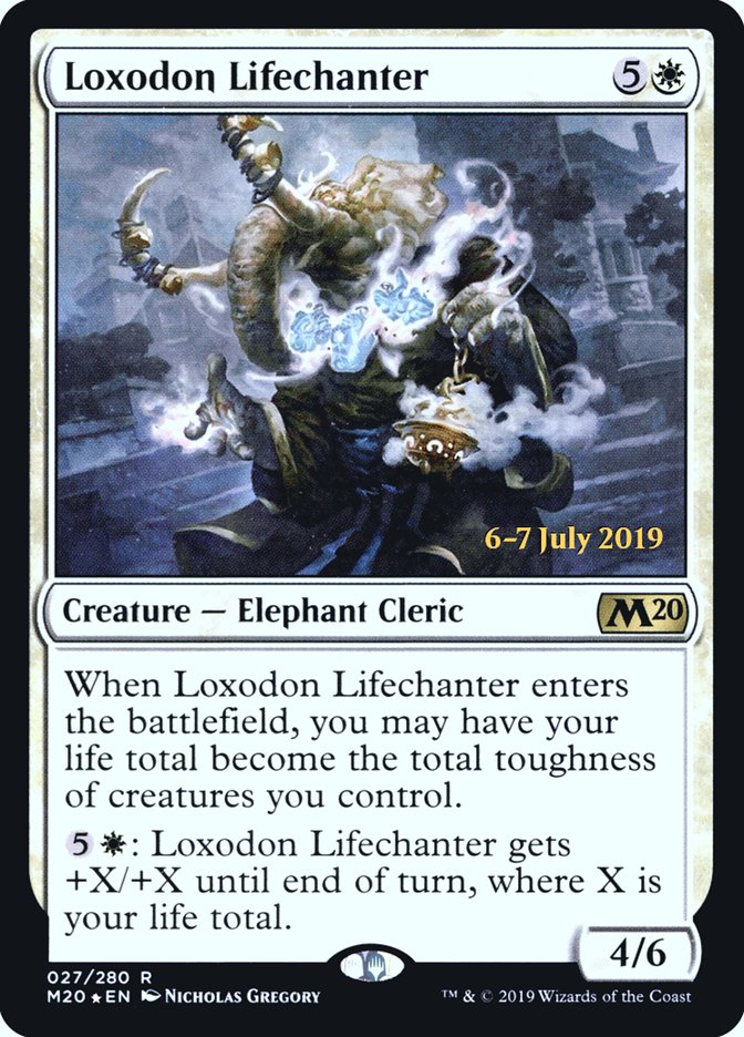 Loxodon Lifechanter  [Core Set 2020 Prerelease Promos]