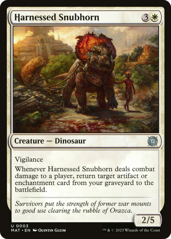 Harnessed Snubhorn [March of the Machine: The Aftermath]