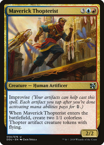 Maverick Thopterist [Duel Decks: Elfos vs. Inventores] 