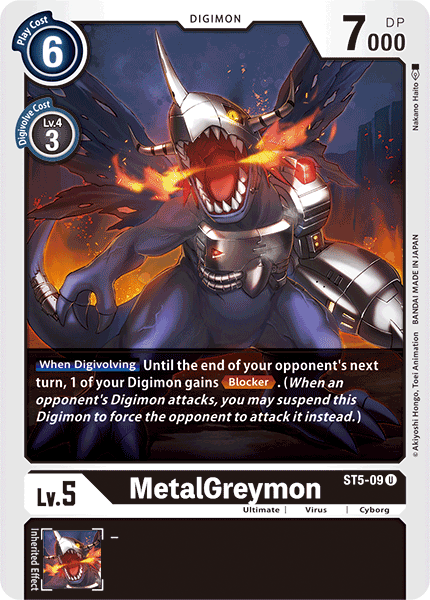 MetalGreymon [ST5-09] [Máquina negra] 