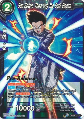 Son Goten, Frustrando el Imperio Oscuro (BT13-127) [Supreme Rivalry Prerelease Promos] 