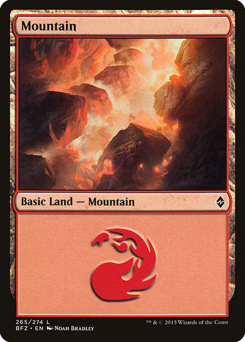 Montaña (#265a) [Batalla por Zendikar] 