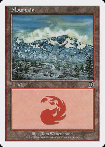 Mountain (#45) [Deckmasters]