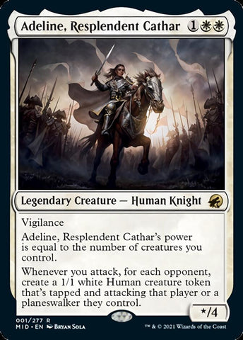 Adeline, resplendissante cathare [Innistrad : Chasse de minuit]