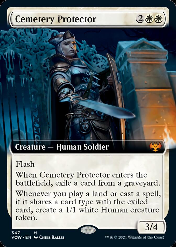 Protector del cementerio (extendido) [Innistrad: Crimson Vow] 