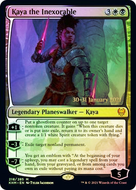 Kaya the Inexorable  [Kaldheim Prerelease Promos]