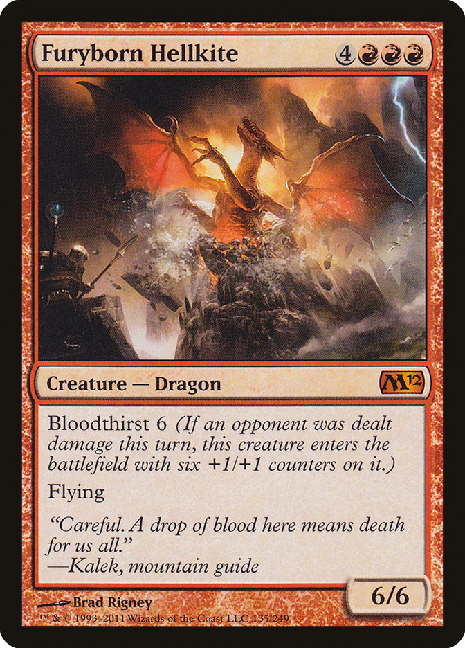 Hellkite nacido de la furia [Magic 2012] 