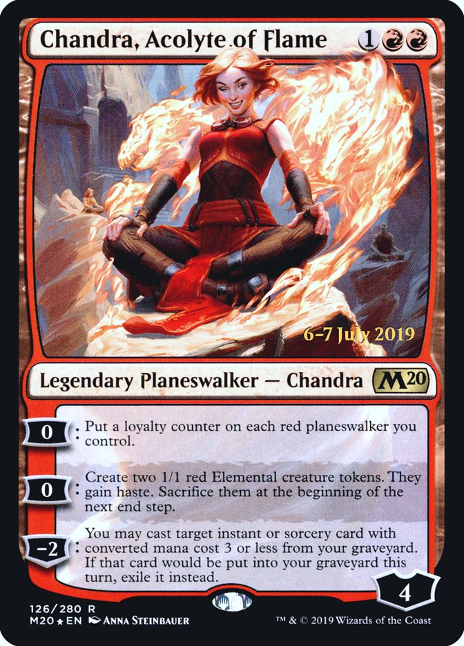 Chandra, acolyte de la flamme [Promotions d'avant-première de l'édition de base 2020]