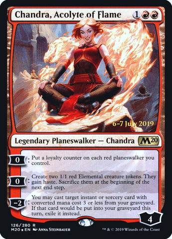 Chandra, Acolyte of Flame  [Core Set 2020 Prerelease Promos]