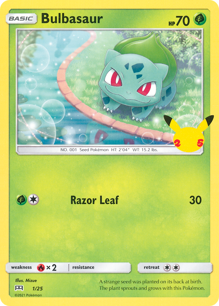 Bulbasaur (25/1) [25.º aniversario de McDonald's] 