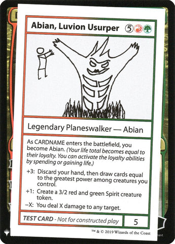Abian, l'usurpateur de Luvion [Mystery Booster Playtest Cards] 