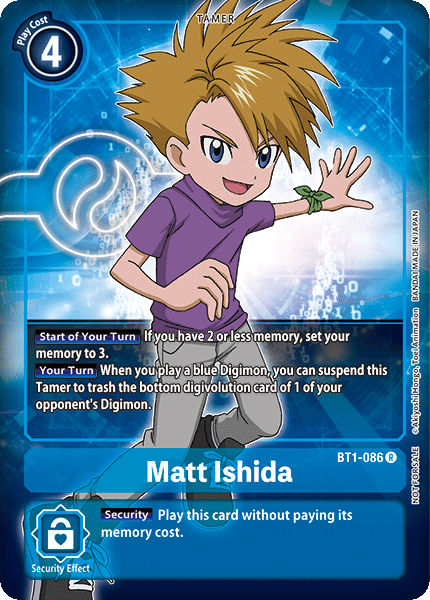 Matt Ishida [BT1-086] (Promoción Buy-A-Box) [Promociones especiales de lanzamiento de Booster Ver.1.0] 