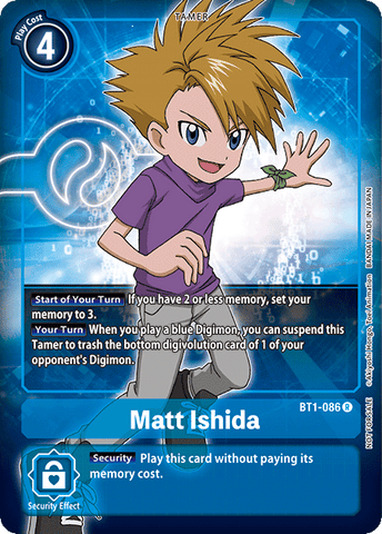 Matt Ishida [BT1-086] (Buy-A-Box Promo) [Release Special Booster Ver.1.0 Promos]