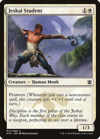 Estudiante Jeskai [Khans de Tarkir] 