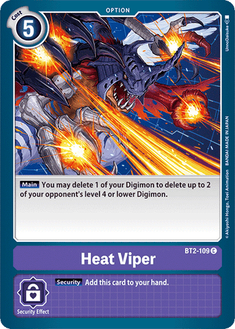 Heat Viper [BT2-109] [Lanzamiento de refuerzo Ver.1.0] 