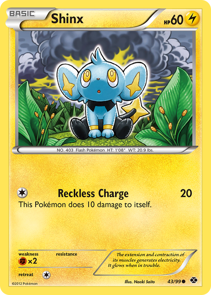 Shinx (43/99) [Noir et Blanc : Prochaines Destinées] 