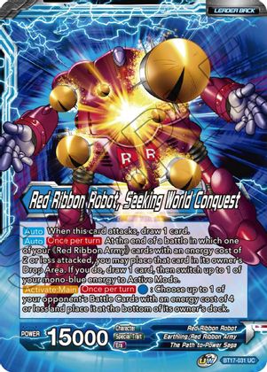 Commander Red // Red Ribbon Robot, Seeking World Conquest (BT17-031) [Ultimate Squad]