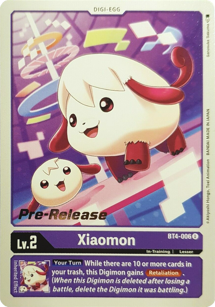 Xiaomon [BT4-006] [Promotions de pré-sortie Great Legend] 