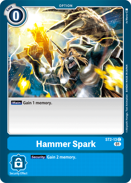 Hammer Spark [ST2-13] (arte alternativo) [Starter Deck: UlforceVeedramon] 