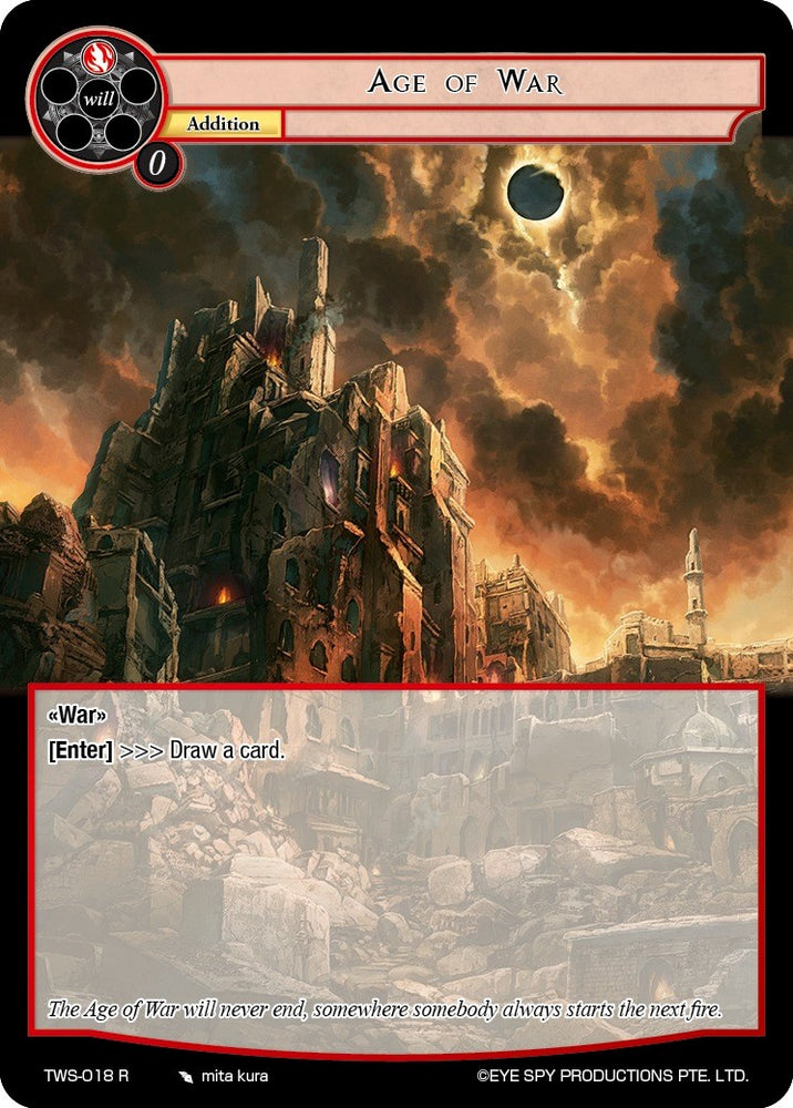 Age of War (TWS-018 R) [The War of the Suns]