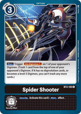 Spider Shooter [BT2-105] [Lanzamiento de Booster Ver.1.0] 