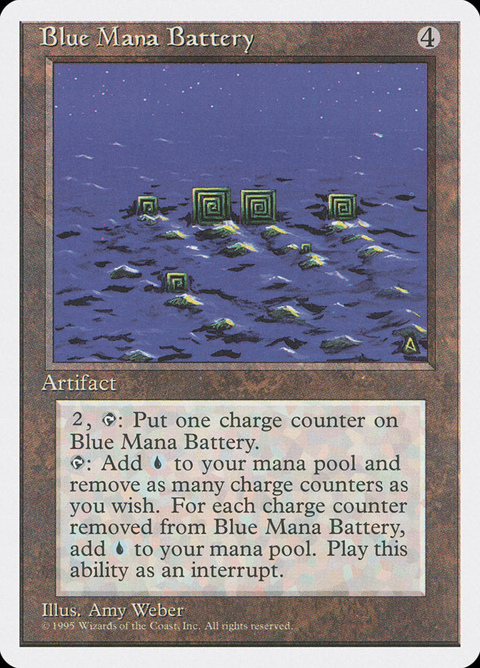 Blue Mana Battery [Quatrième édition] 