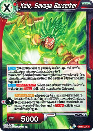 Kale, Savage Berserker [BT11-004]