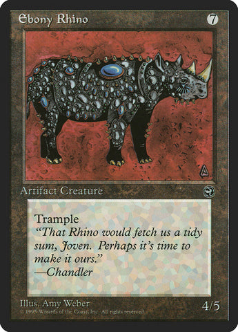 Rinoceronte de ébano [Tierras natales] 