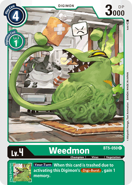 Weedmon [BT5-050] [Batalla de Omni] 