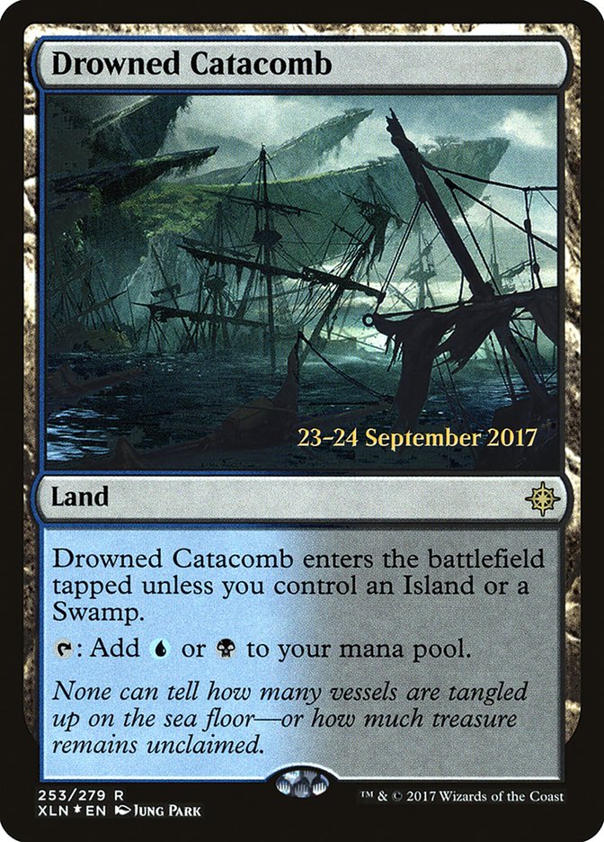 Drowned Catacomb  (Prerelease) [Ixalan Prerelease Promos]