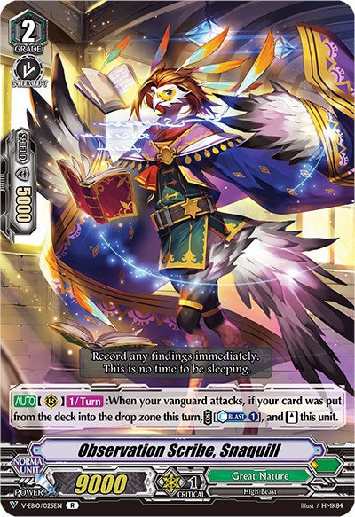 Observation Scribe, Snaquill (V-EB10/025EN) [The Mysterious Fortune]
