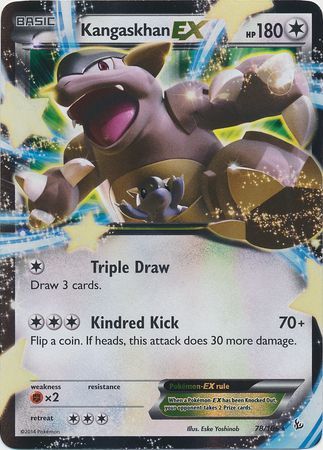 Kangaskhan EX (78/106) (Tarjeta Jumbo) [XY: Flashfire] 