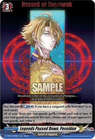 Legends Passed Down, Poseidon (D-TB02/026EN) [Record of Ragnarok]