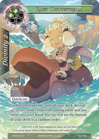 Raft Downstream (SDV4-013) [Starter Deck: Valhalla Cluster]