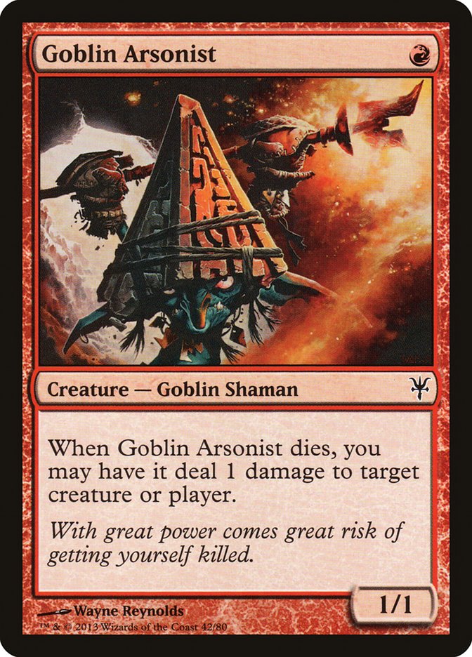 Incendiario goblin [Duel Decks: Sorin vs. Tibalt] 