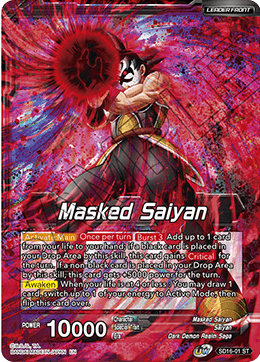 Masked Saiyan // SS3 Bardock, Reborn from Darkness (Starter Deck Exclusive) (SD16-01) [Cross Spirits]