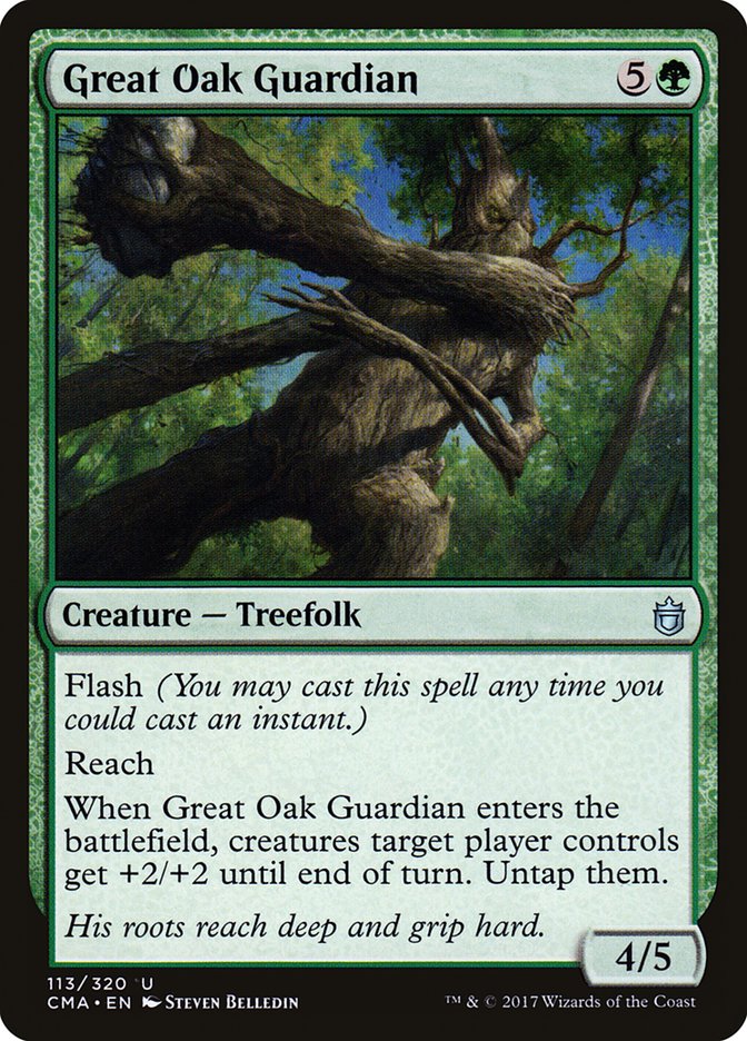 Great Oak Guardian [Commander Anthology]