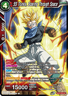 SS Trunks, Soaring Through Space (BT17-012) [Ultimate Squad]