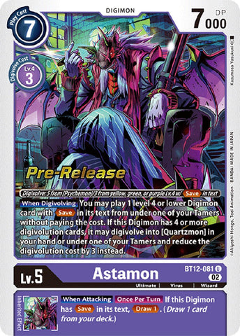Astamon [BT12-081] [Across Time Pre-Release Cards]